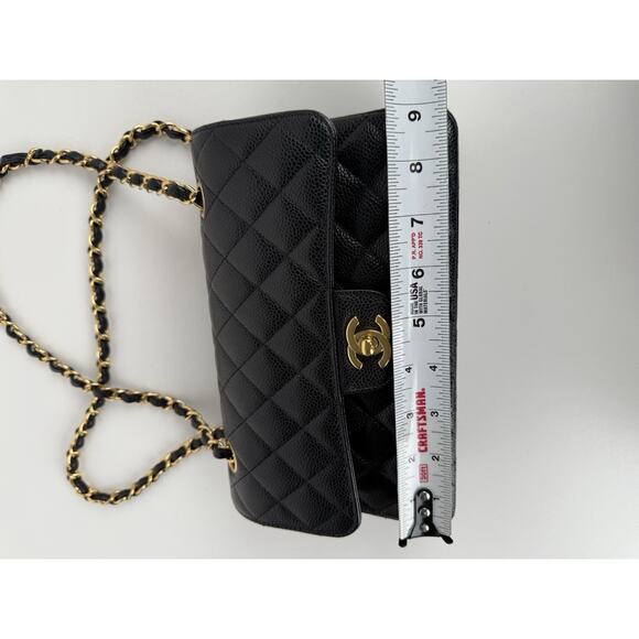 Chanel Classic Small Double Flap Quilted Shoulder Bag - Picture 15 of 16
